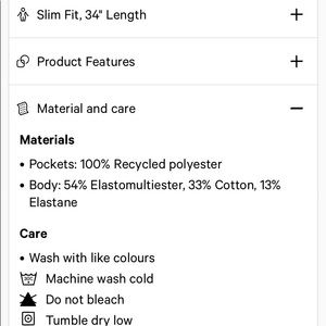 28x32 Lululemon ABC pants